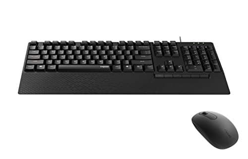 Image of Rapoo NX2000 Wired Desktop Combo Set - Black (QWERTY)
