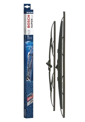 Image of Bosch Wiper Blade Super Plus Spoiler SP22/20S, Length: 550mm/500mm − Set of Front Wiper Blades