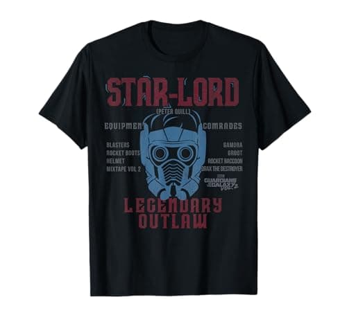 Image of Marvel Guardians Of The Galaxy Vol. 2 Star-Lord Schematic T-Shirt