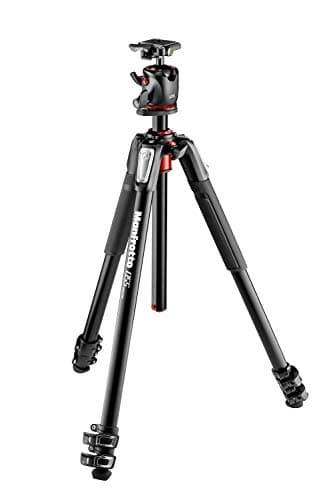 Image of Manfrotto MK055XPRO3BH-Q2 Aluminium Tripod, 3-Section, XPRO Ball Head with 200PL Plate, for Mirrorless and DSLR Cameras, Black