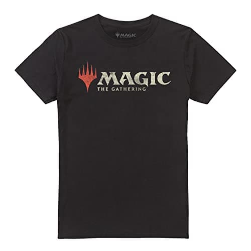 Image of Cotton Soul Magic The Gathering Logo Unisex T Shirt, Black, XX-Large