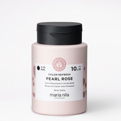 Image of Maria Nila Color Refresh, Pearl Rose 100 ml, Soft Pink Hair Mask, Semi-Permanent Pigments, 100% Vegan & Sulfate/Paraben free