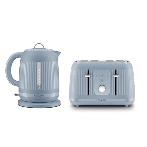 Image of Kenwood Dawn Electric Kettle With Kenwood Dawn Toaster, 4 Slot Toaster