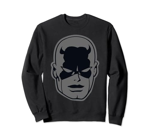 Image of Marvel Daredevil Dark Comic Face Sweatshirt