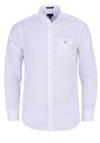 Image of GANT Men's Regular Fit Broadcloth Shirt in White