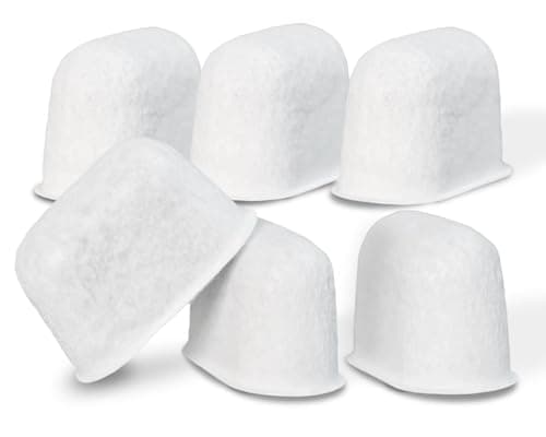 Image of Activated Carbon Water Filter Replacement for KitchenAid Espresso Machine KES6551 Series - Premium 6-Pack Charcoal Water Filters Replacement Part