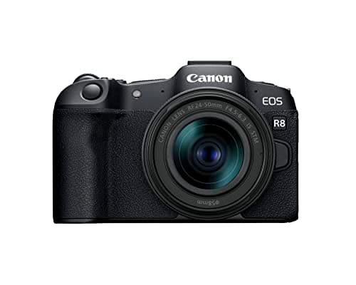 Image of Canon EOS R8 Mirrorless Camera with RF 24-50mm f/4.5-6.3 IS STM Lens