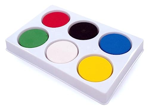 Image of Major Brushes 6-Well Block Palette with Paint