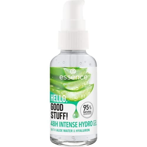 Image of Essence Cosmetics HELLO, GOOD STUFF! 48h INTENSE HYDRO GEL, moisturizing/hydrating, smoothing, caring, natural, gelly (30ml)
