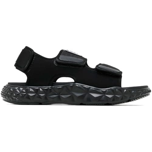 Image of EA7 Emporio Armani beachwear sandal Kombat triple black/white US26EA26 7X000667 AF23654 MC357, Black, 7 UK