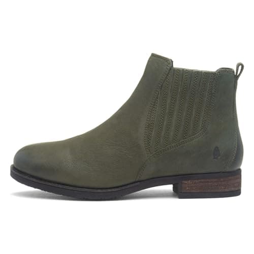 Image of Hush Puppies Female Edith Boot, Green, 4