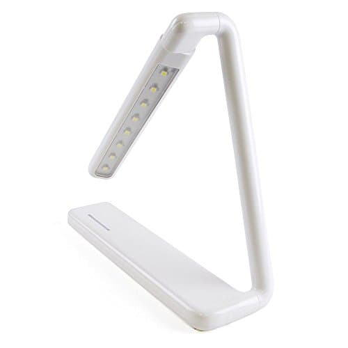 Image of Lloytron L1616WH 2 W LED "Gamma" Rechargeable Touch Study Desk Lamp, White