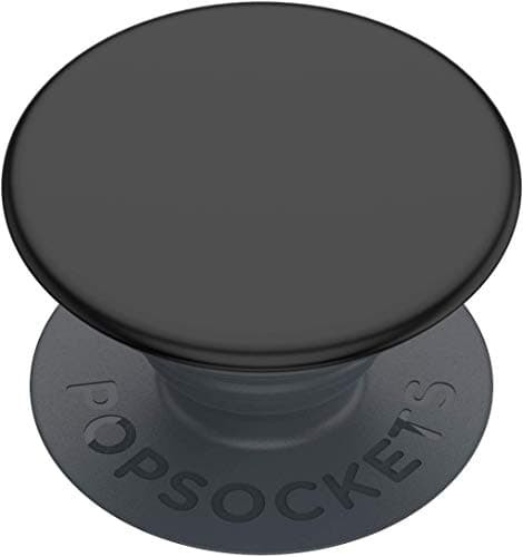 Image of PopSockets Phone Grip with Expanding Kickstand, Adhesive Grip - Black