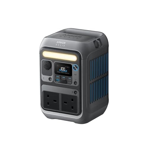 Image of Anker SOLIX C300 Portable Power Station, Outdoor 288Wh LiFePO4 Battery, 300W (600W Surge) Solar Generator, 140W Two-Way Fast Charging, For Camping, Traveling, and Emergencies