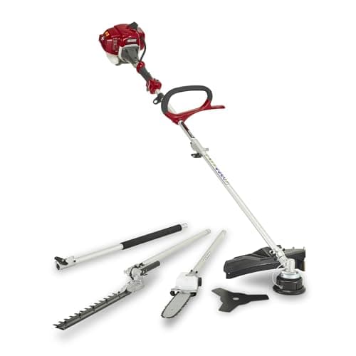 Image of Mountfield 5-in-1 Petrol Multi-Tool MM2605, 25.4cc – Tap & Go Nylon Head, 43cm Dual Action Hedge Trimmer – Ideal for Garden Trimming and Pruning