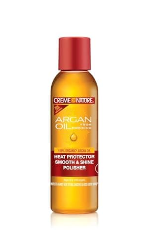 Image of Creme of Nature Argan Oil From Morocco Heat Protector, Smooth & Shine Polisher 118 ml