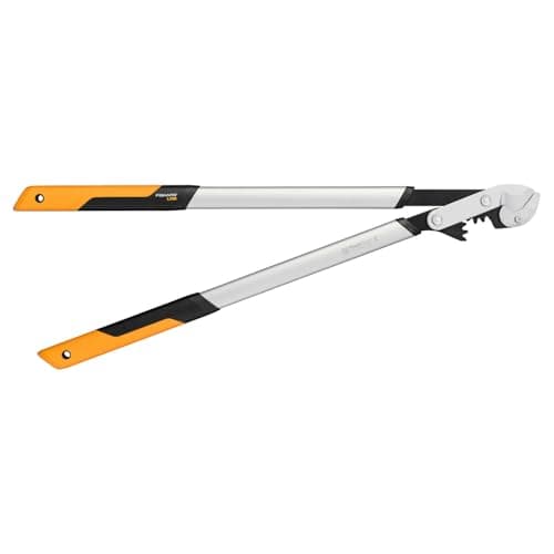 Image of Fiskars PowerGear X Lopper Anvil L LX99, Size L, Cutting diameter: 5.5 cm, Non-stick coating, Hardened steel, Length: 80 cm, Black/Orange, 1020189