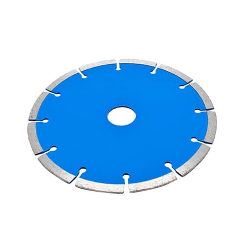 Image of 150mm Diamond Cutting Blade, Turbo Continuous Rim Segmented Cutting Disc Saw Blades, Diamond Cutting Disc for Angle Grinder Stone Brick Concrete Brick Masonry (Blue)