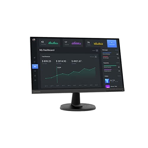 Image of Lenovo 23.8 inches Full HD LED Computer Monitor (D24-40, 60.5 cm, 1920 x 1080 pixels, 3300.0 g)
