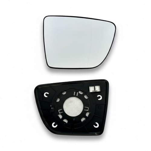 Image of Fits KIA Venga (2009 to 2020) -Right Driver Side Wing Mirror Glass Heated Clip-On with Base Plate UK Spec Off Side OEM Style Replacement Door Mirror Glass OEM-876211P000