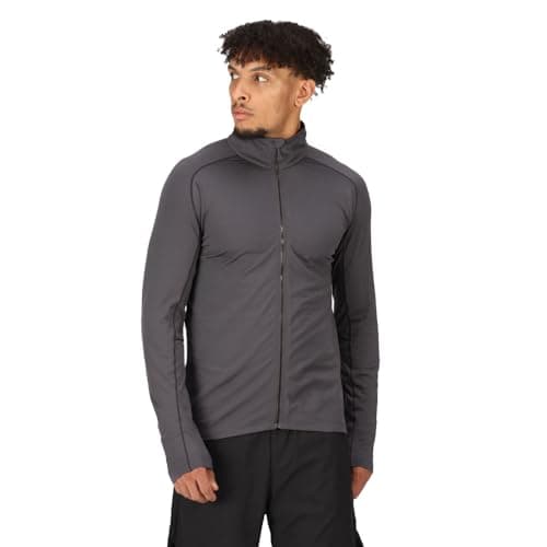 Image of Regatta Professional Men's Stretch Full-Zip Midlayer Seal Grey