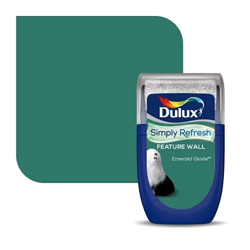 Image of Dulux Simply Refresh Feature Wall Matt Emulsion Paint - Emerald Glade - 30ML Tester, 5569267