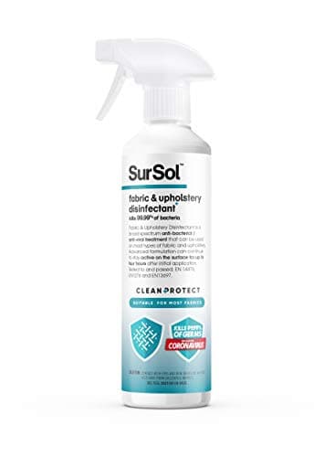 Image of SurSol Fabric & Upholstery Disinfectant, 500ml, clear