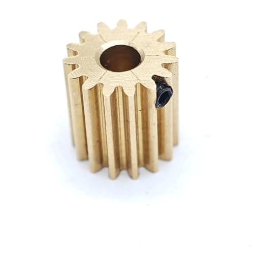 Image of Cabluandry 0.5 Module Spur Gear 0.5M 18 Teeth 19 Teeth Cylindrical Gear Straight Tooth Driver Pinion Straight(19 teeth 3mm bore)