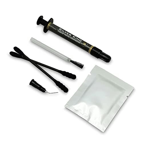 Image of 1 one enjoy Liquid Metal Thermal Paste, 79 W/mK High Performance, Silver King Heatsink Paste, CPU for All Coolers, 1 Grams with Cleanser and Spreader