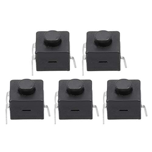 Image of sourcing map 5Pcs 12x12x6.3mm 3 Poles PCB Latching Tactile Tact Push Button Switch for Torch