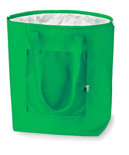 Image of PromotionGift - Reusable Foldable Cooler, Shopping, Beach Bag Light and Durable, with Inner Aluminium Lining for Perfect Cooling Function - 25L (Irish green)