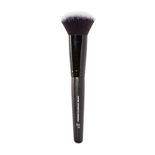 Image of e.l.f. Powder Blurring Brush, Make-up Brush for Creating a Soft-Focus Finish, Great for Under Eyes, Around the Nose & Brows, Vegan & Cruelty-Free