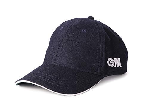 Image of Gunn & Moore GM Cricket Hat | Cricket Cap | Pre-Shaped Two-Tone Peak | Brushed Twill | Easi-Fit Hook-and-Loop Fastener | One Size Fits All | 51-63 cm Circumference | Navy