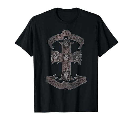 Image of Guns 'n' Roses Appetite for Destruction Rock Music Band T-Shirt