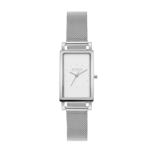 Image of Skagen Hagen Watch for Women, Quartz Three Hand Movement with Stainless Steel or Leather Strap