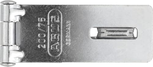 Image of ABUS Hasp and Staple 200/75 - Device for Padlocks - for Smashing Doors - ABUS Security Level 2 - Silver
