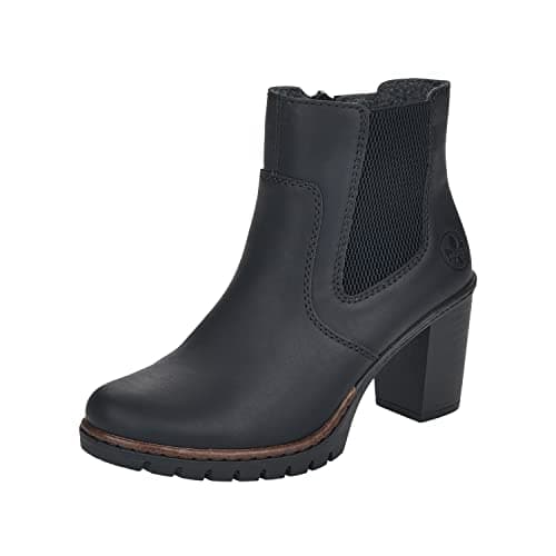 Image of Rieker Herbst/Winter, Women’s Ankle Boots, Black (Schwarz/Schwarz 00), 6 UK (39 EU)
