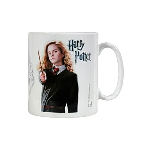 Image of Pyramid International Harry Potter Ceramic Mug with Photograph of Hermione Granger and Hogwarts Crest in Presentation Box - Official Merchandise