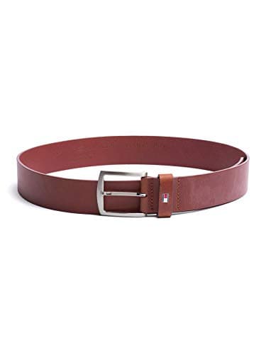 Image of Tommy Hilfiger Men's New Denton Belt 4.0 E367863162 Belt, Brown (Dark Tan), 90