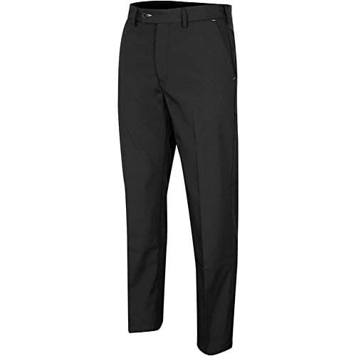 Image of Island GREEN Mens Igpnt1936 Golf Trousers Pants, Black, 38W / 32L EU