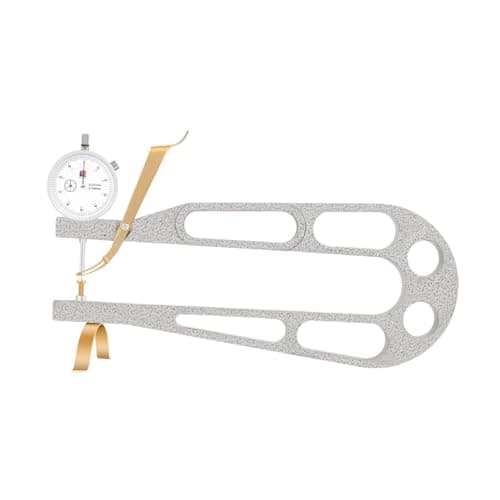 Image of Dickly Violin Thickness Gauge, Shockproof Dial Indicator, Throat Depth 310mm, Measuring Tool, Range 0-10mm