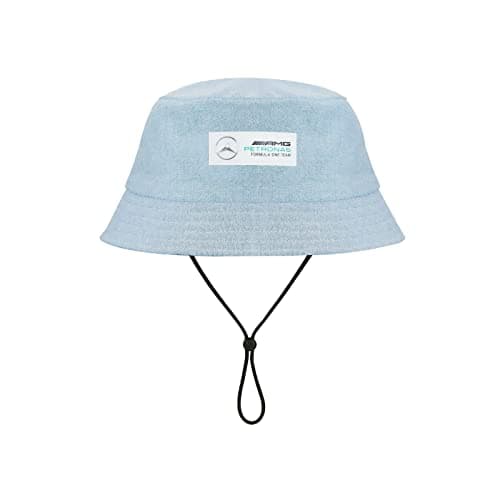 Image of Fuel For Fans Mercedes AMG Petronas - George Russell 2022 British GP Bucket Hat - Blue - One Size