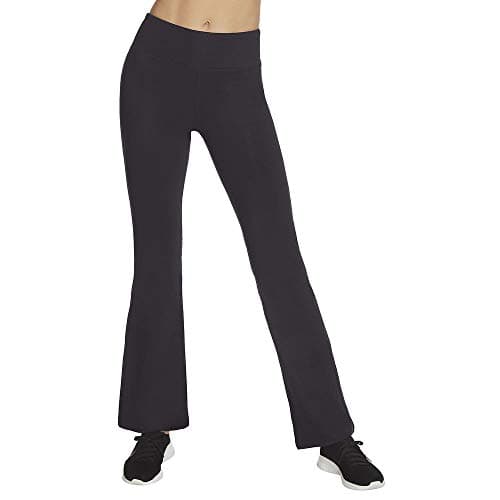 Image of Skechers Women's Go Flex High Waisted 3 Pocket Flare Cut Walk Pant Casual, Black, Large