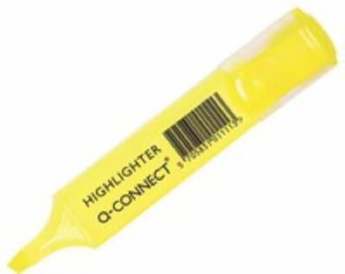Image of Q CONNECT HIGHLIGHTER YELLOW