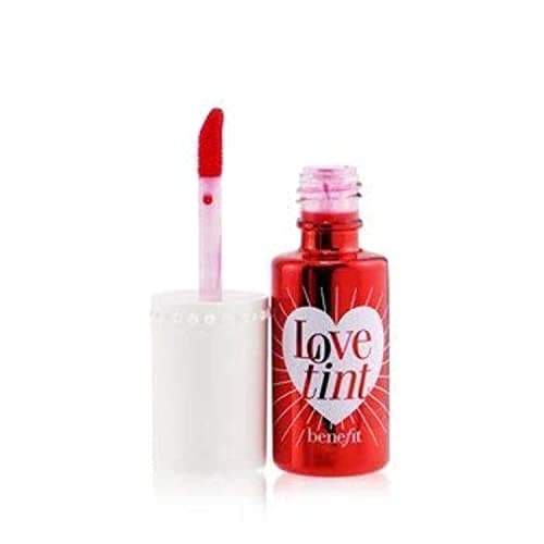 Image of BENEFIT Love Tint - full 6ml size fiery-red tint lip/cheek stain in LOVE box