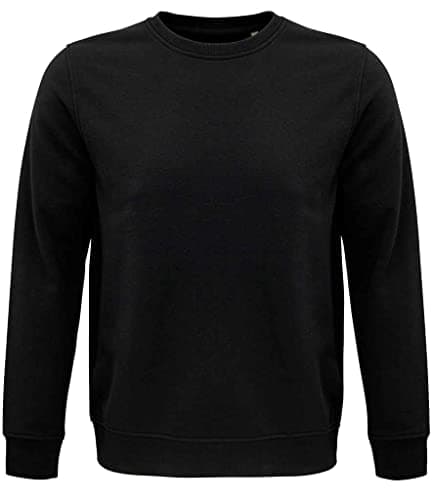 Image of COOZO Unisex Comet Organic Sweatshirt - Black - 3XL