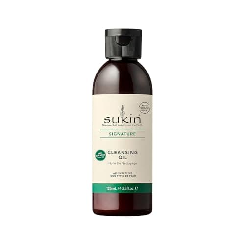 Image of Sukin - Cleansing Oil - Signature Natural Facial Cleanser for All Skin Types - Skin Care, Facial Cleansers, Beauty Products, Skin Cleanser, Cleansing Oil for Face - 125ml