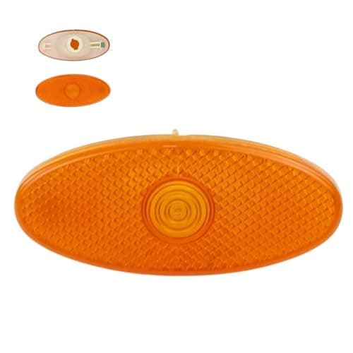 Image of BMY Side Marker Indicator Lamp Light Lens Amber for Renault Master Mk3 Vauxhall Movano B Mk2 Nissan NV400 261B00001R 2618000Q0A 4419475
