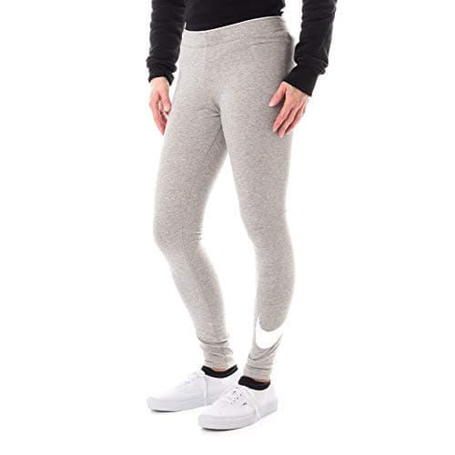 Image of Nike Women's W Nsw Club Logo2 Club Logo 2 Leggings, Green (Olive Canvas/White), M