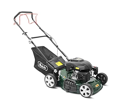 Image of Webb WER460SP 18"/46cm Self-Propelled Rotary Petrol Lawn Mower, 141cc, 7 Cutting Heights, 55L Bag - 3 Year Guarantee (18")